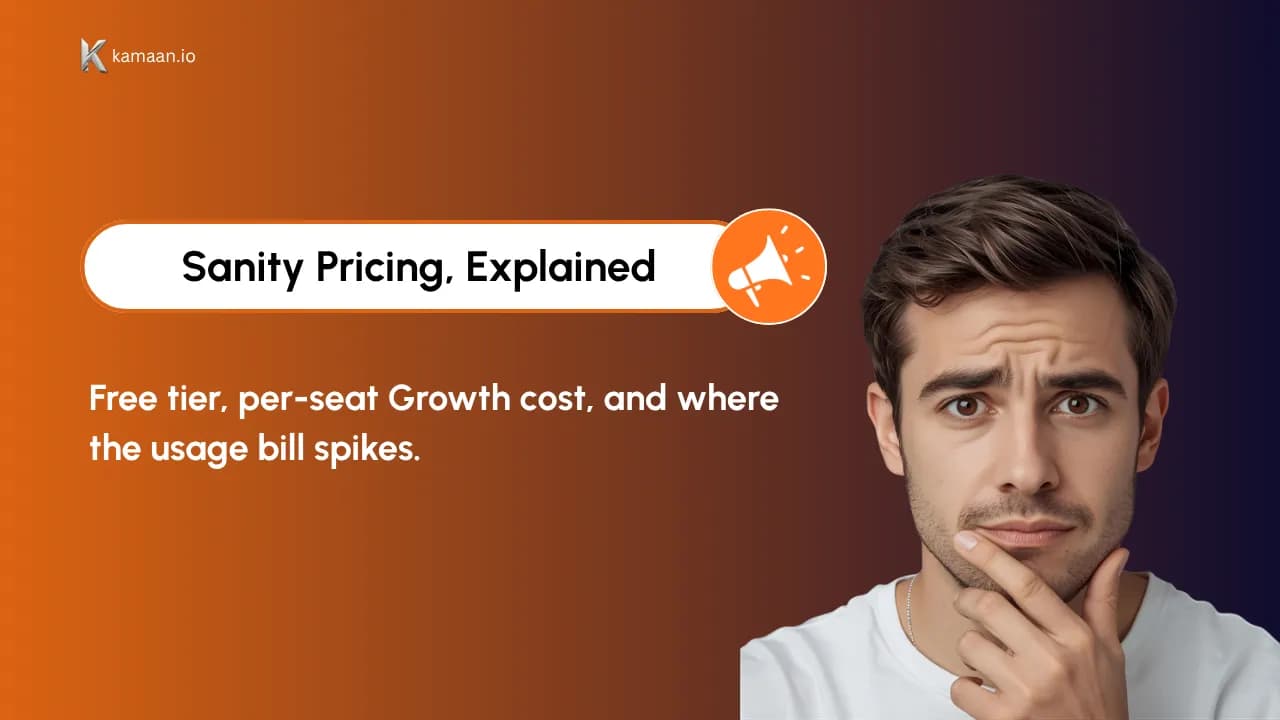 Sanity Pricing Explained: Free Tier, Usage Limits, and When It Gets Expensive